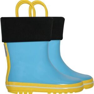 NWT NEBSDLR Kids Rain Boots for Toddlers, Lightweight Waterproof Rainboo…